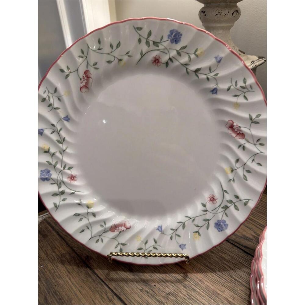 Set of 6 Johnson Brothers Summer Chintz Dinner Plates 10.5" - Picture 3 of 7